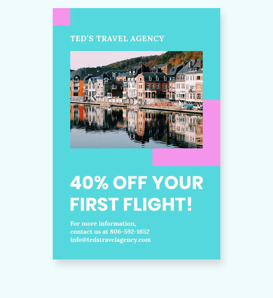 Airplane Travel Tumblr Post Template Download in PSD