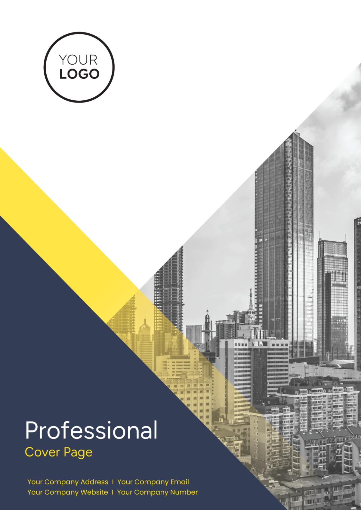 Professional Heading Cover Page
