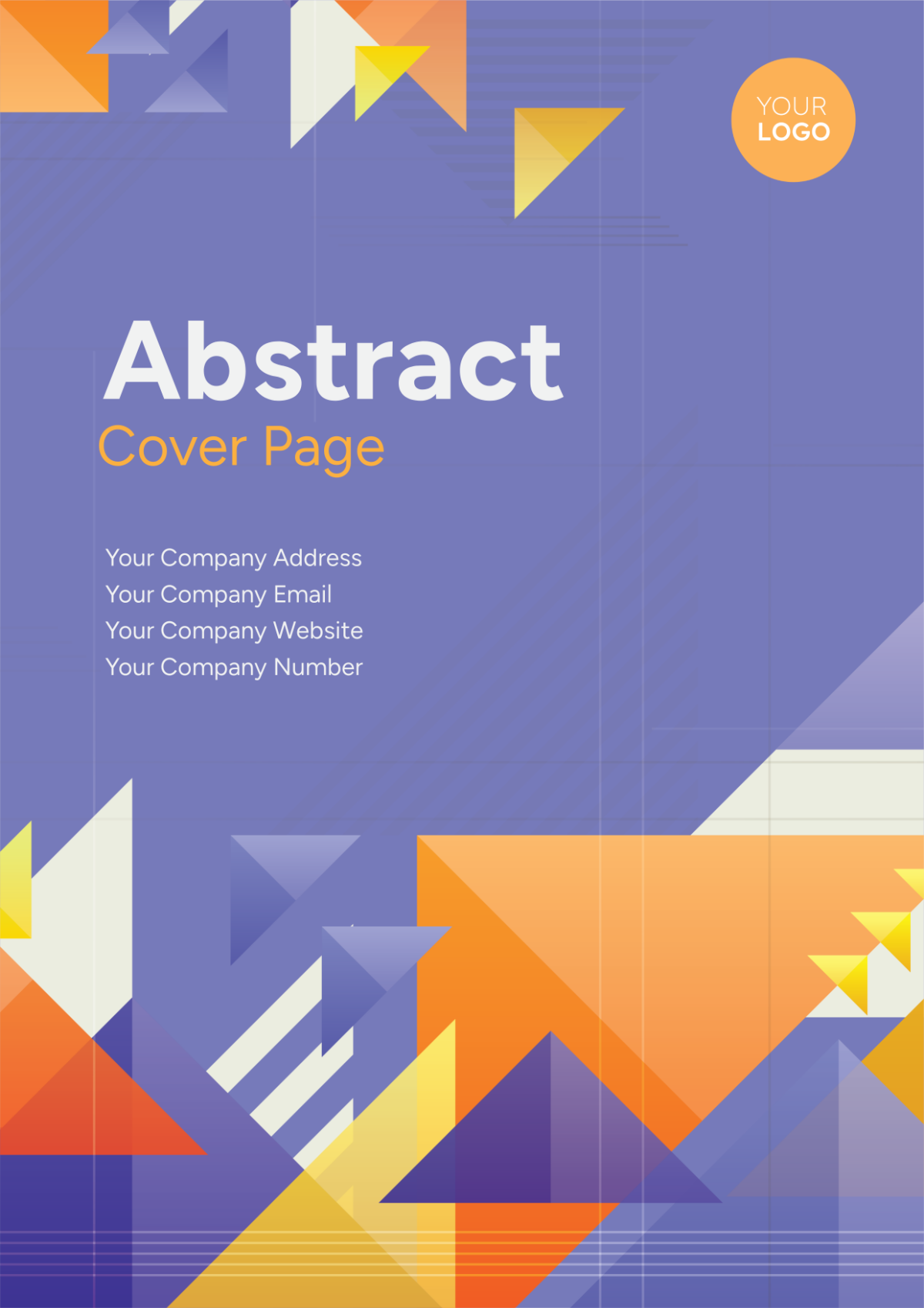 Abstract Heading Cover Page