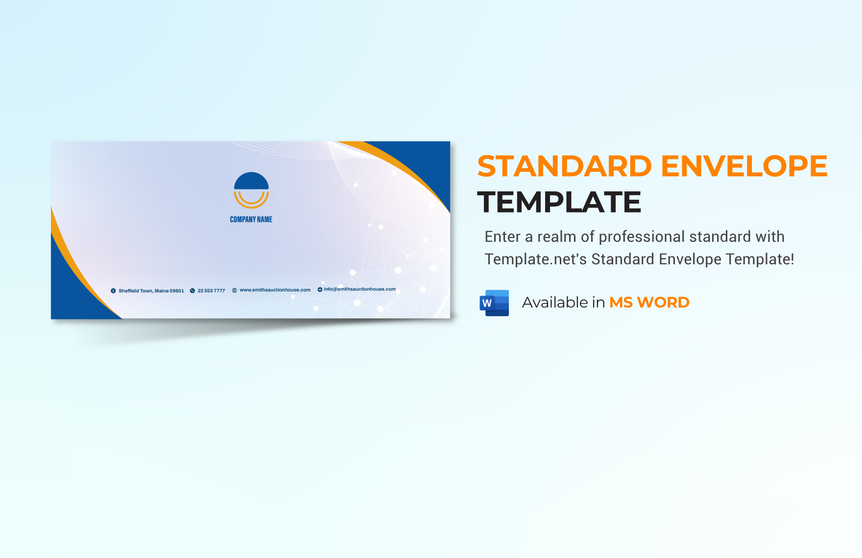 Standard Envelope Template