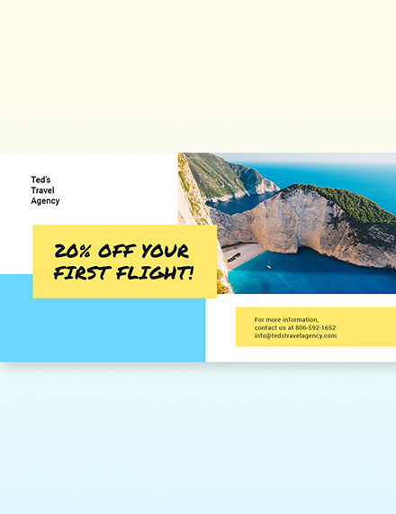 Free Creative Travel Agency Facebook Post Template to Edit Online