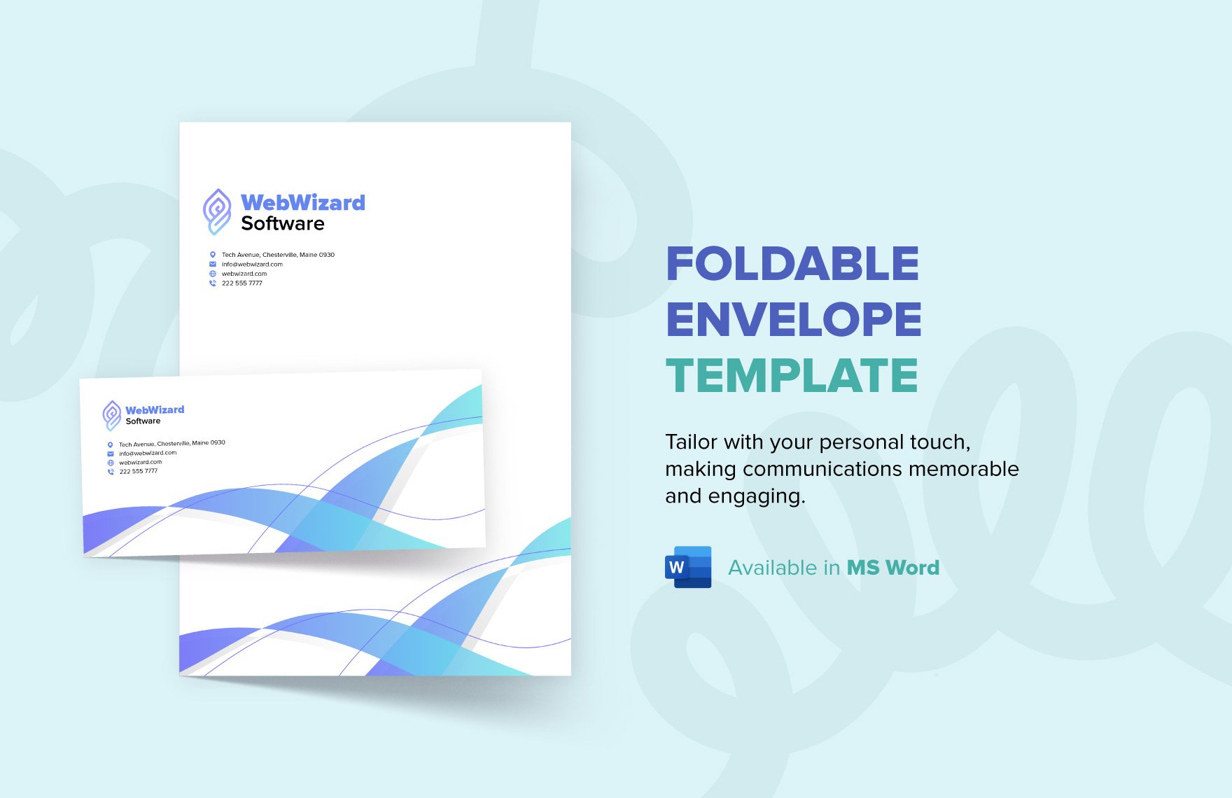 Foldable Envelope Template