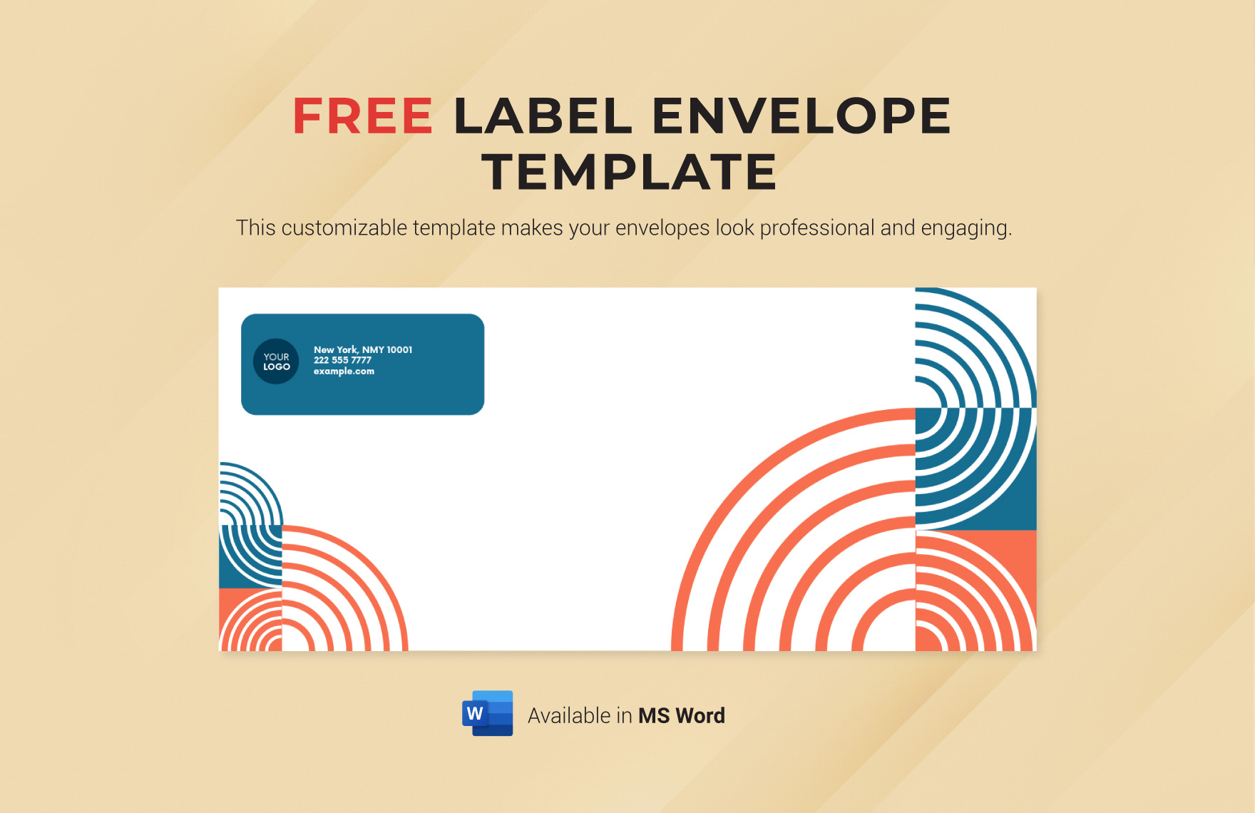 Label Envelope Template