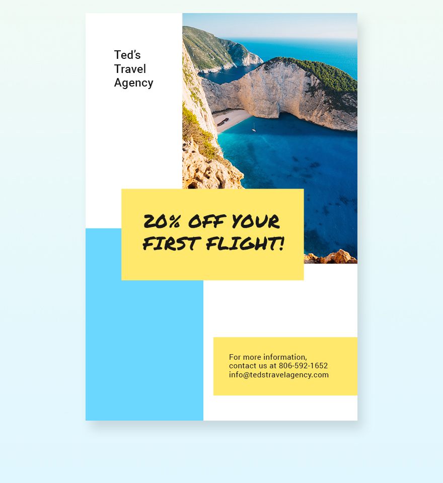 Free Creative Travel Agency Tumblr Post Template