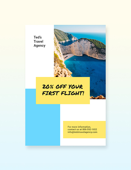 Free Creative Travel Agency Tumblr Post Template to Edit Online