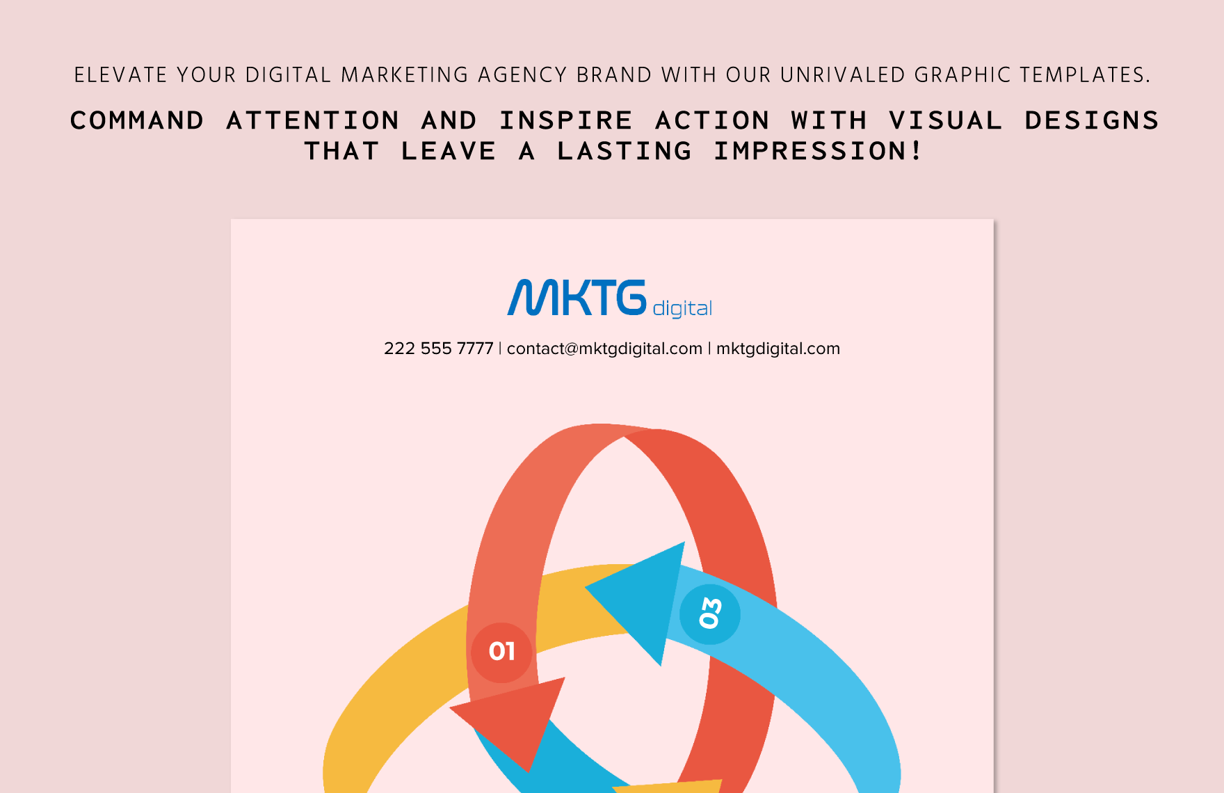 Digital Marketing Agency Custom Infographic Design Template