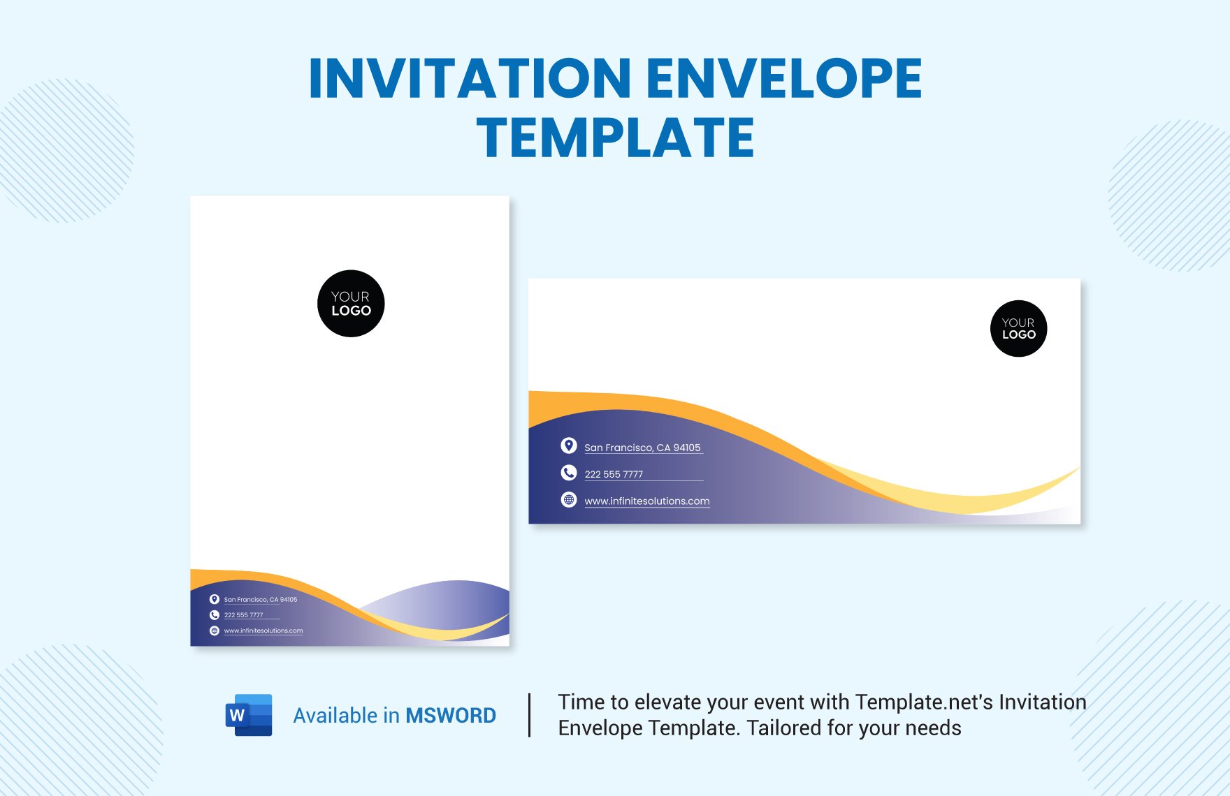 Invitation Envelope Template