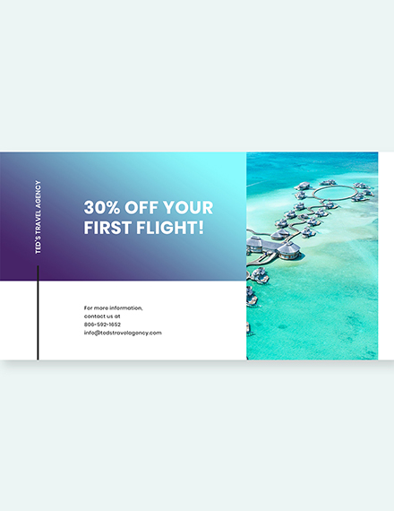 Free Editable Travel Facebook Post Template to Edit Online