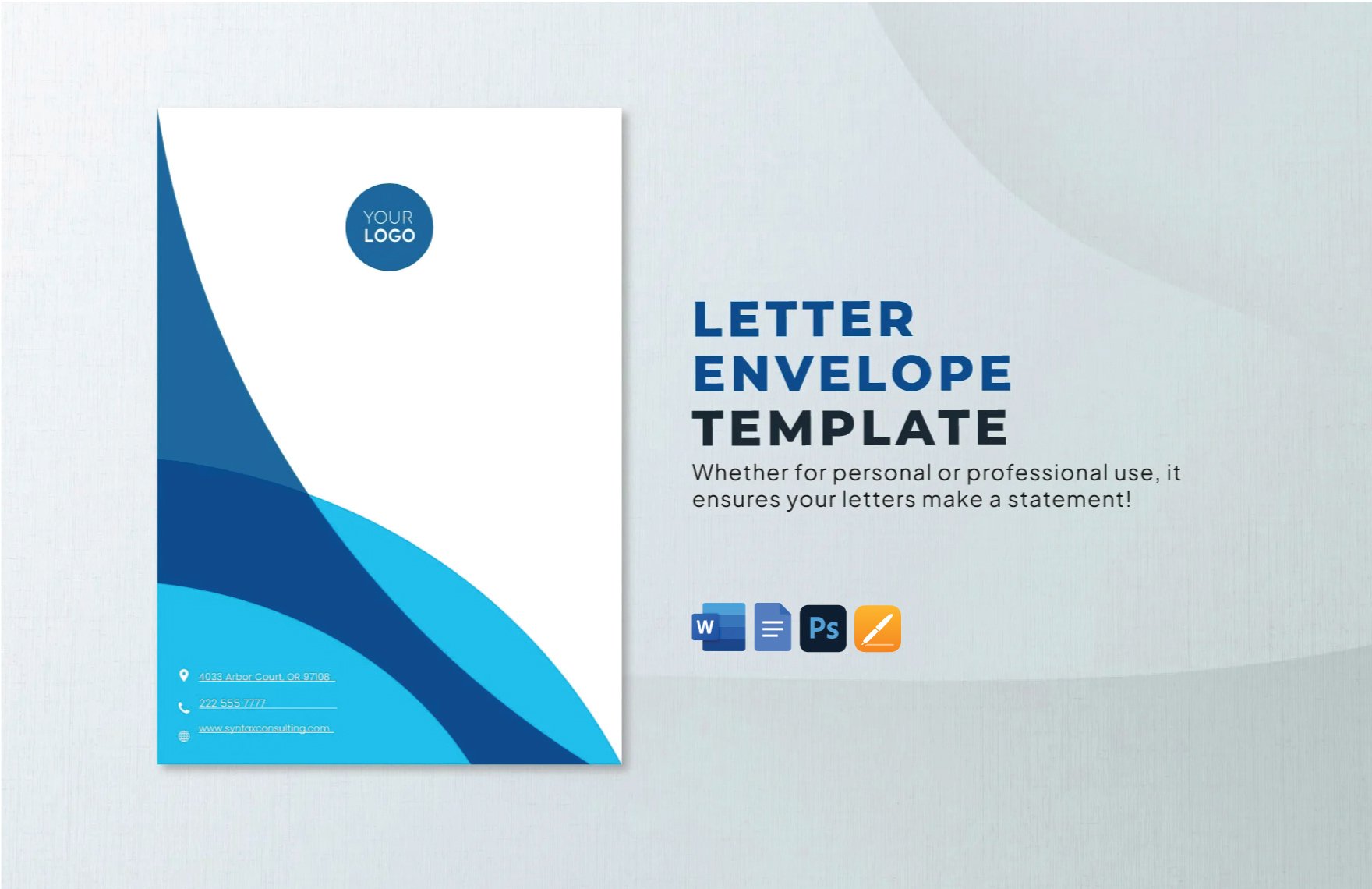 Free Letter Envelope Template in Word, Google Docs, PSD, Apple Pages
