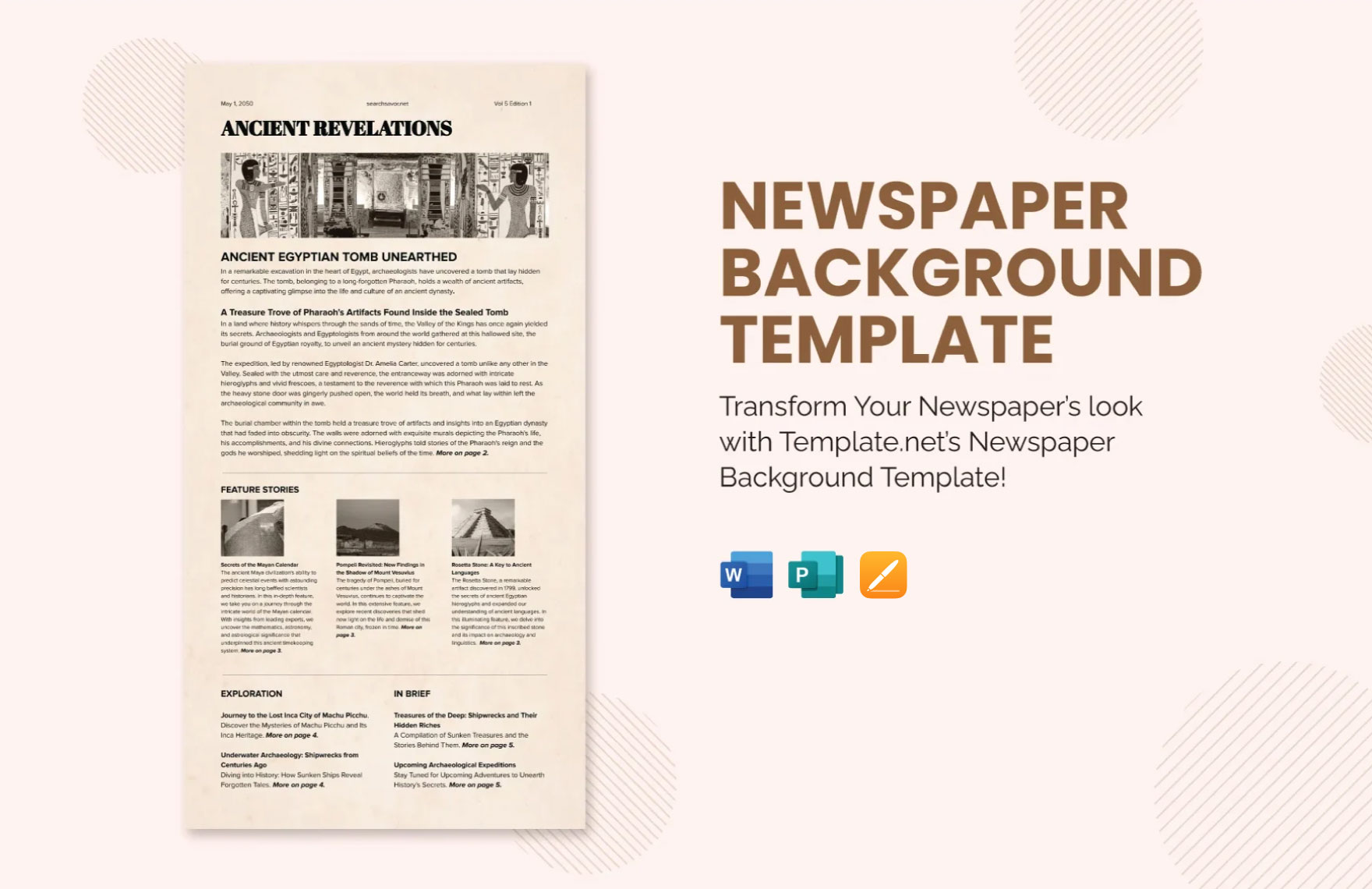 Old Newspaper Template