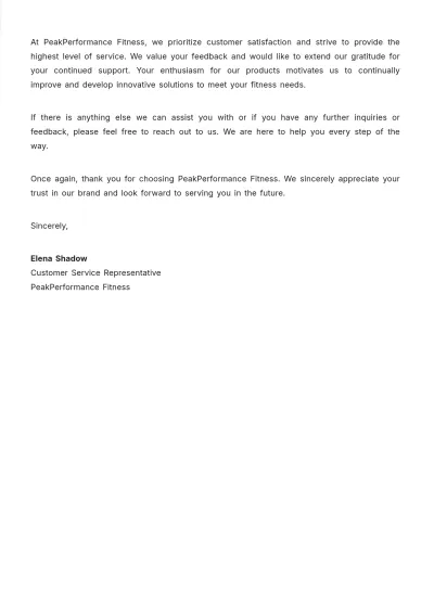 Free Letter Of Appreciation For Customer Service Template to Edit Online