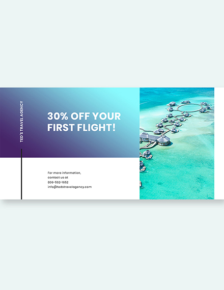 Free Editable Travel Twitter Post Template to Edit Online