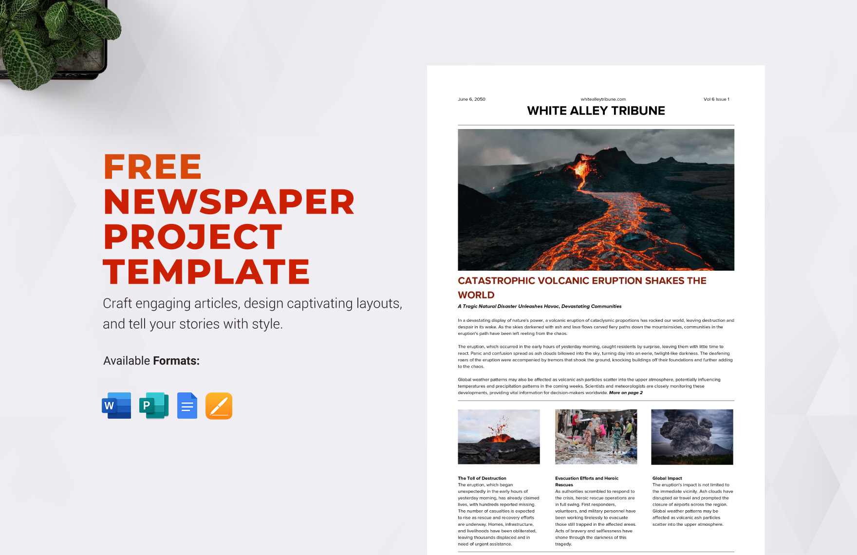 Newspaper Project Template