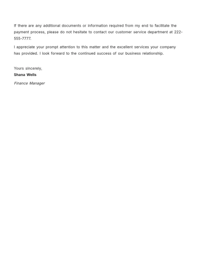 Free Approval Letter for Bill Payment  Template to Edit Online