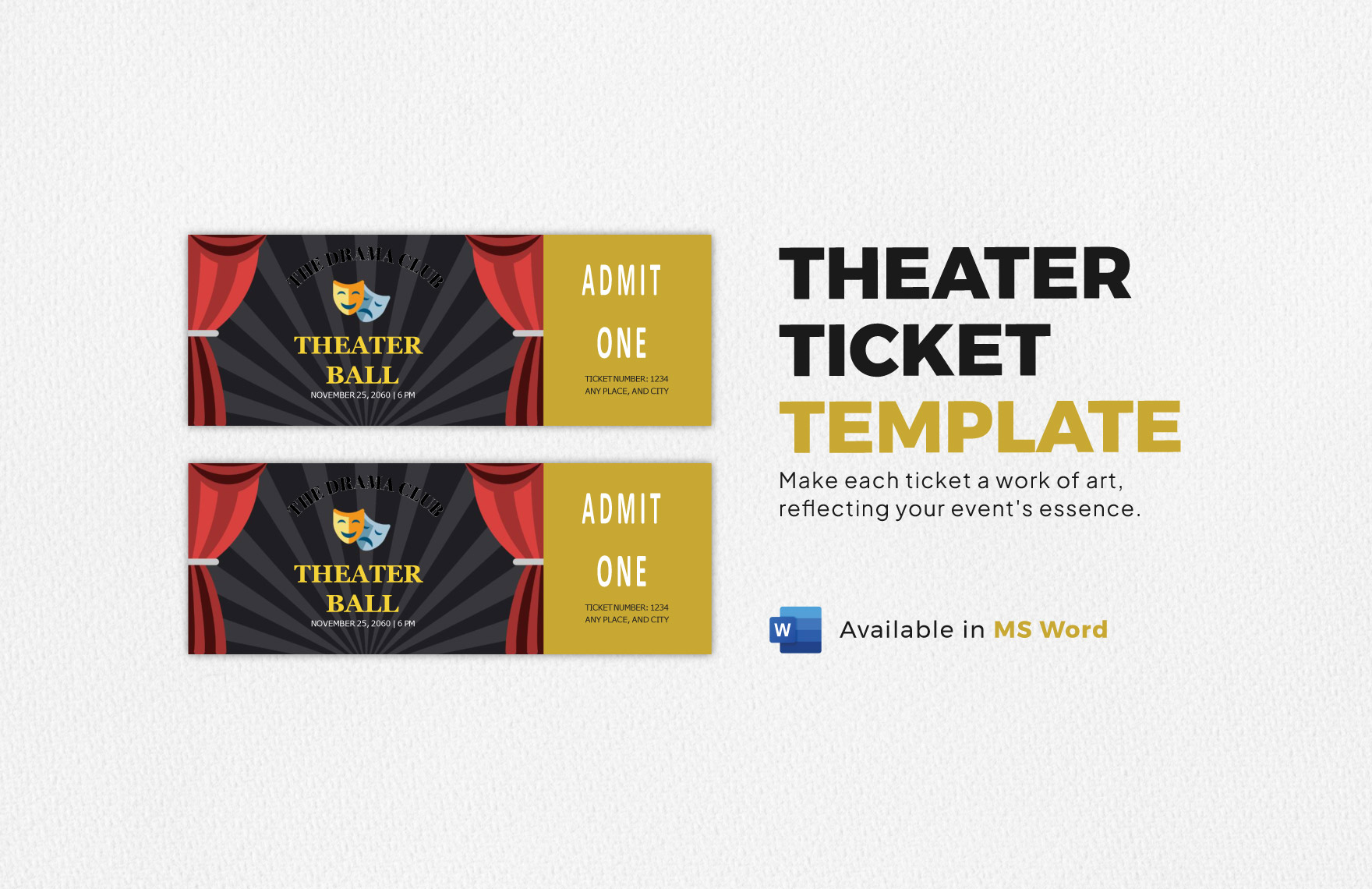 Editable Dinner Ticket Templates In Word To Download Editable Dinner Ticket Templates In Word To Download