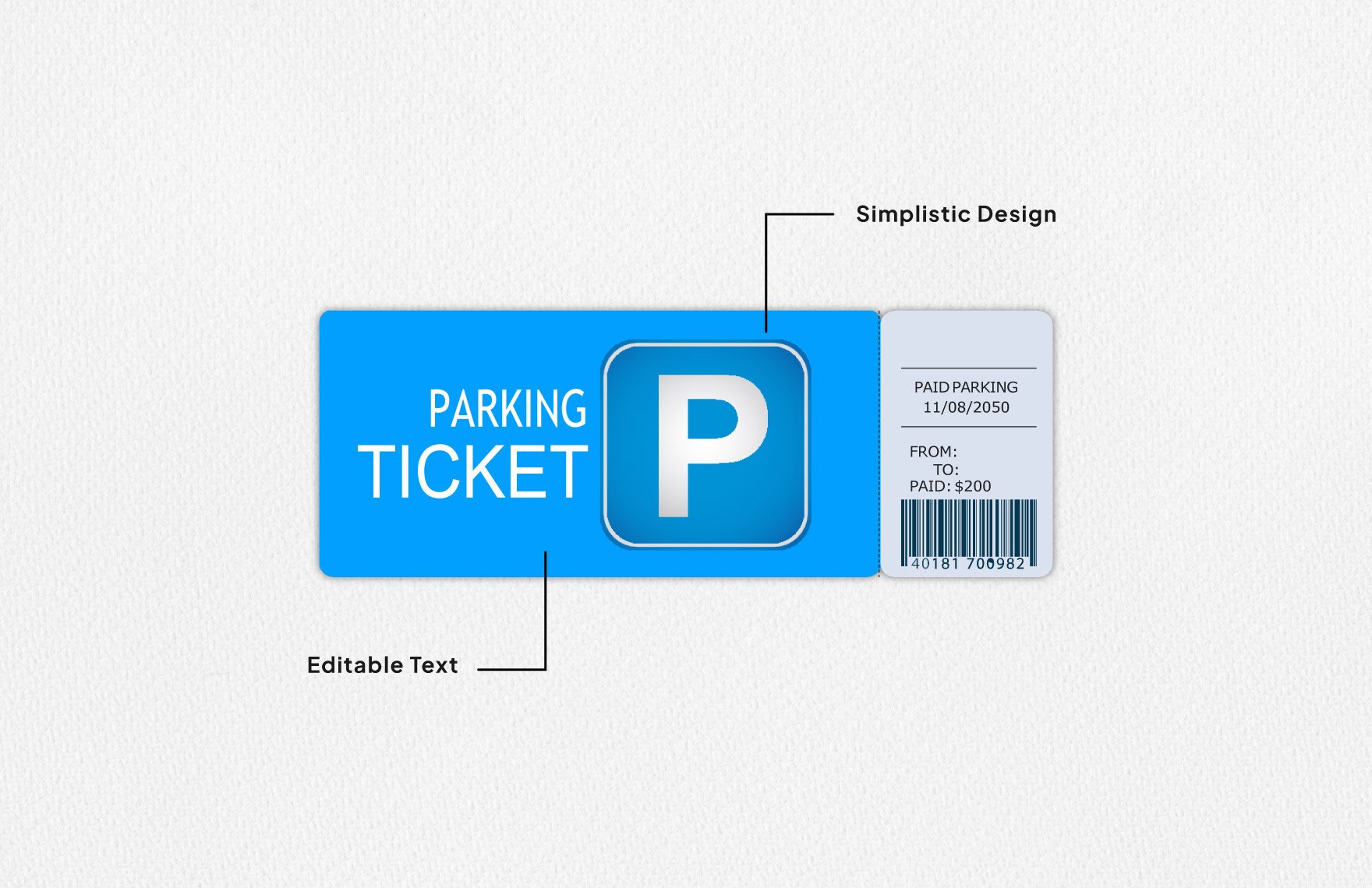 Parking Ticket Template