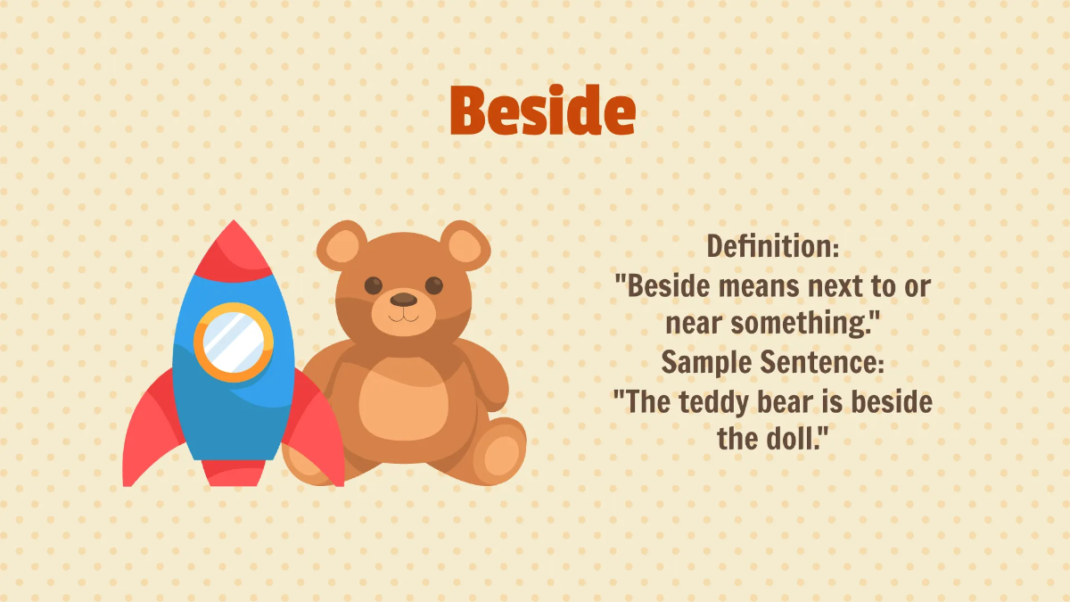 Free Understanding Positional Words Template to Edit Online