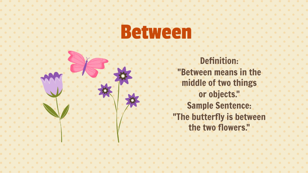 Free Understanding Positional Words Template to Edit Online