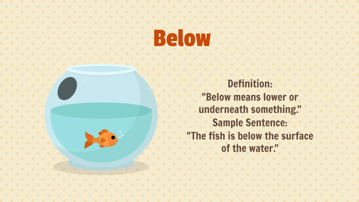 Free Understanding Positional Words Template to Edit Online