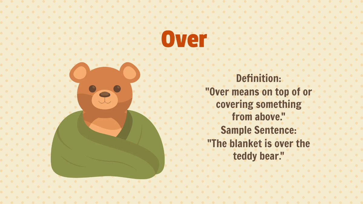 Free Understanding Positional Words Template to Edit Online