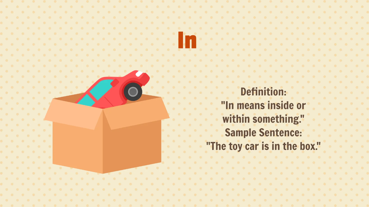 Free Understanding Positional Words Template to Edit Online