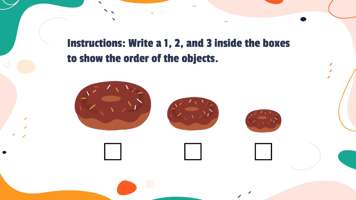 Free Ordering Objects By Size and Quantity Template to Edit Online