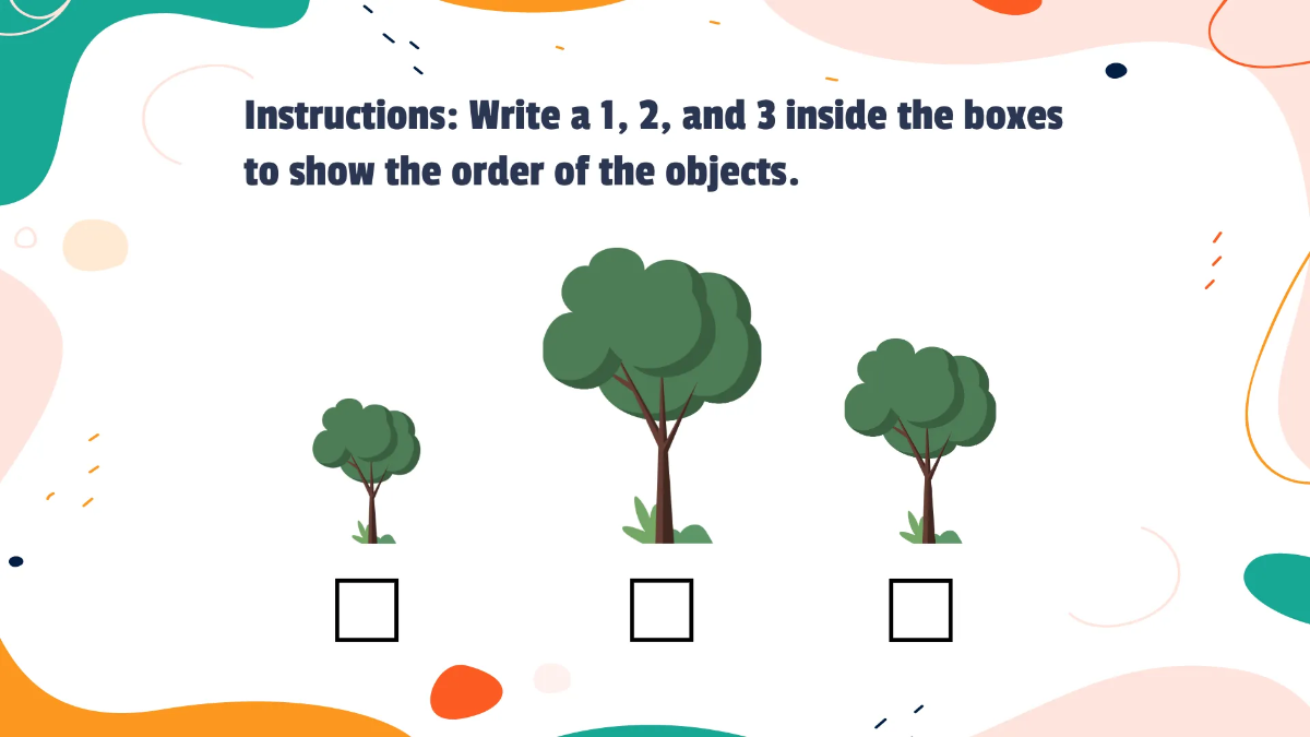 Free Ordering Objects By Size and Quantity Template to Edit Online
