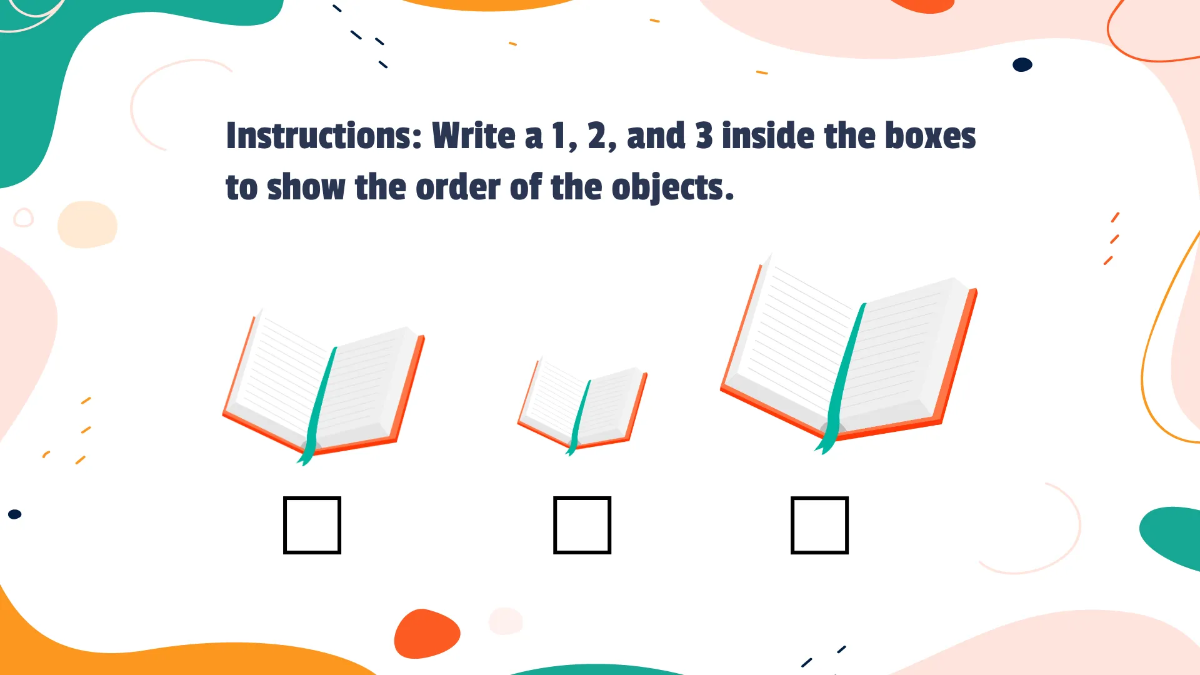 Free Ordering Objects By Size and Quantity Template to Edit Online