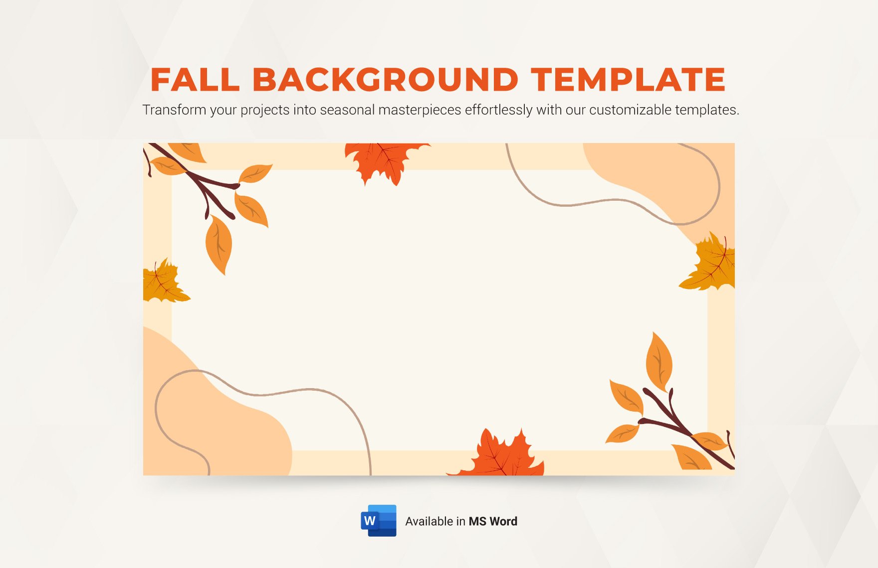 Fall Background Template