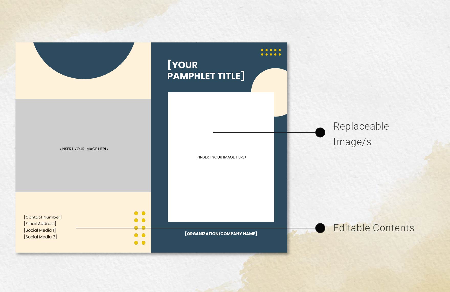Pamphlet Layout Template