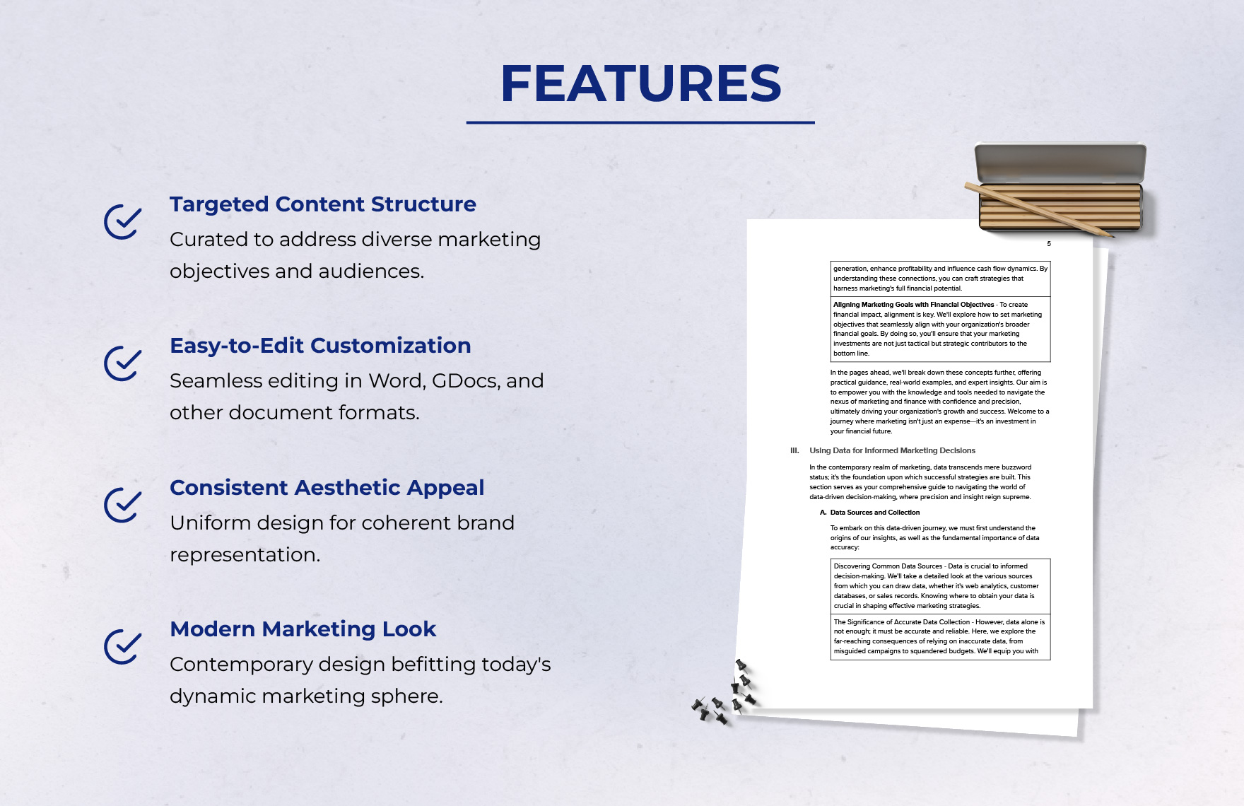 Marketing Financial Impact User Guide for Decisions Template