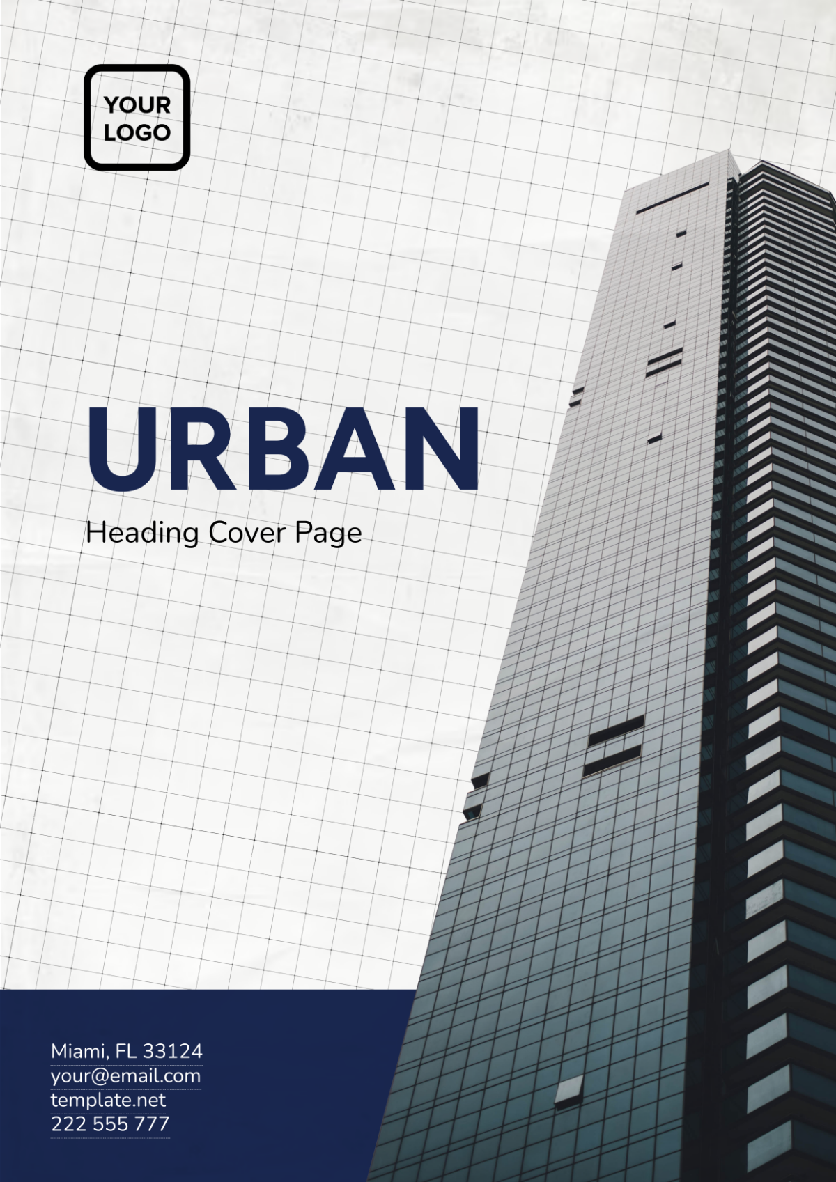 Urban Heading Cover Page Template
