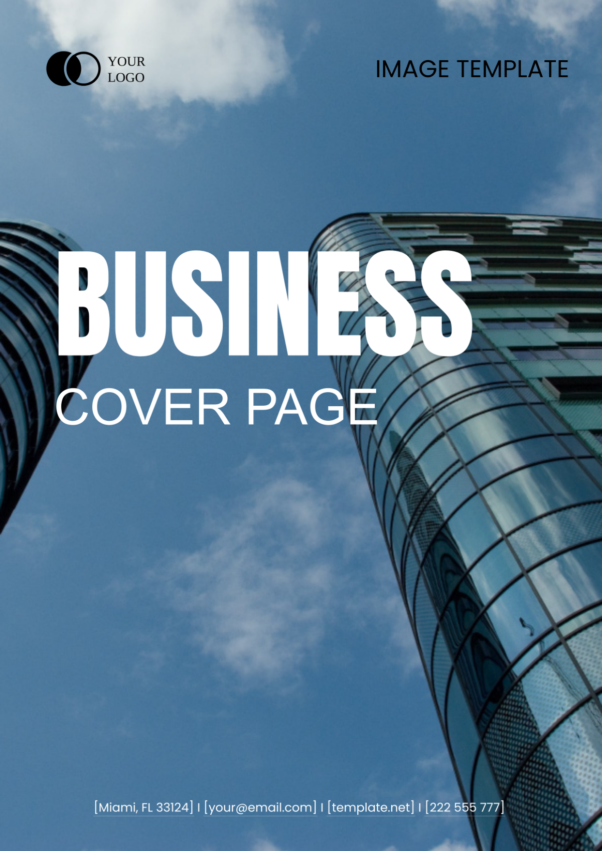 Free Business Cover Page Image Template