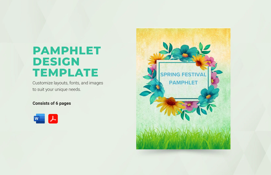 Pamphlet Design Template