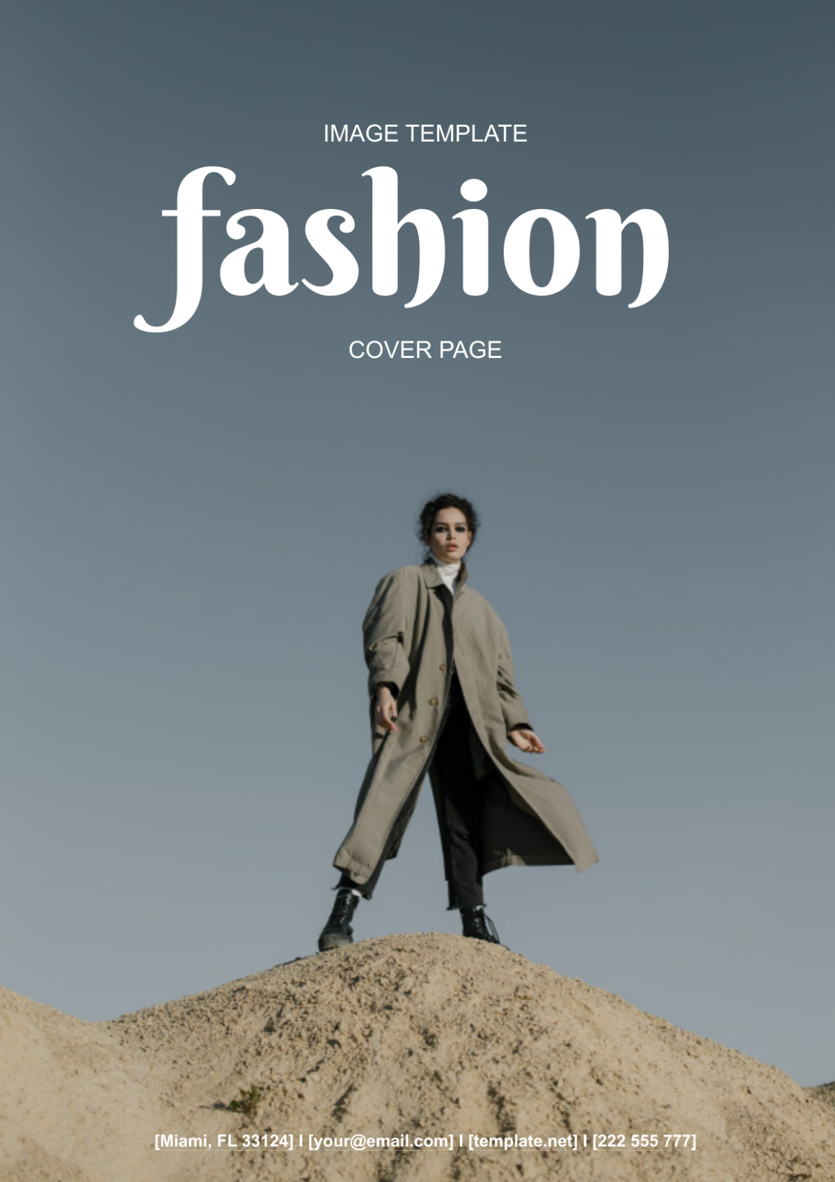 Free Fashion Cover Page Image Template