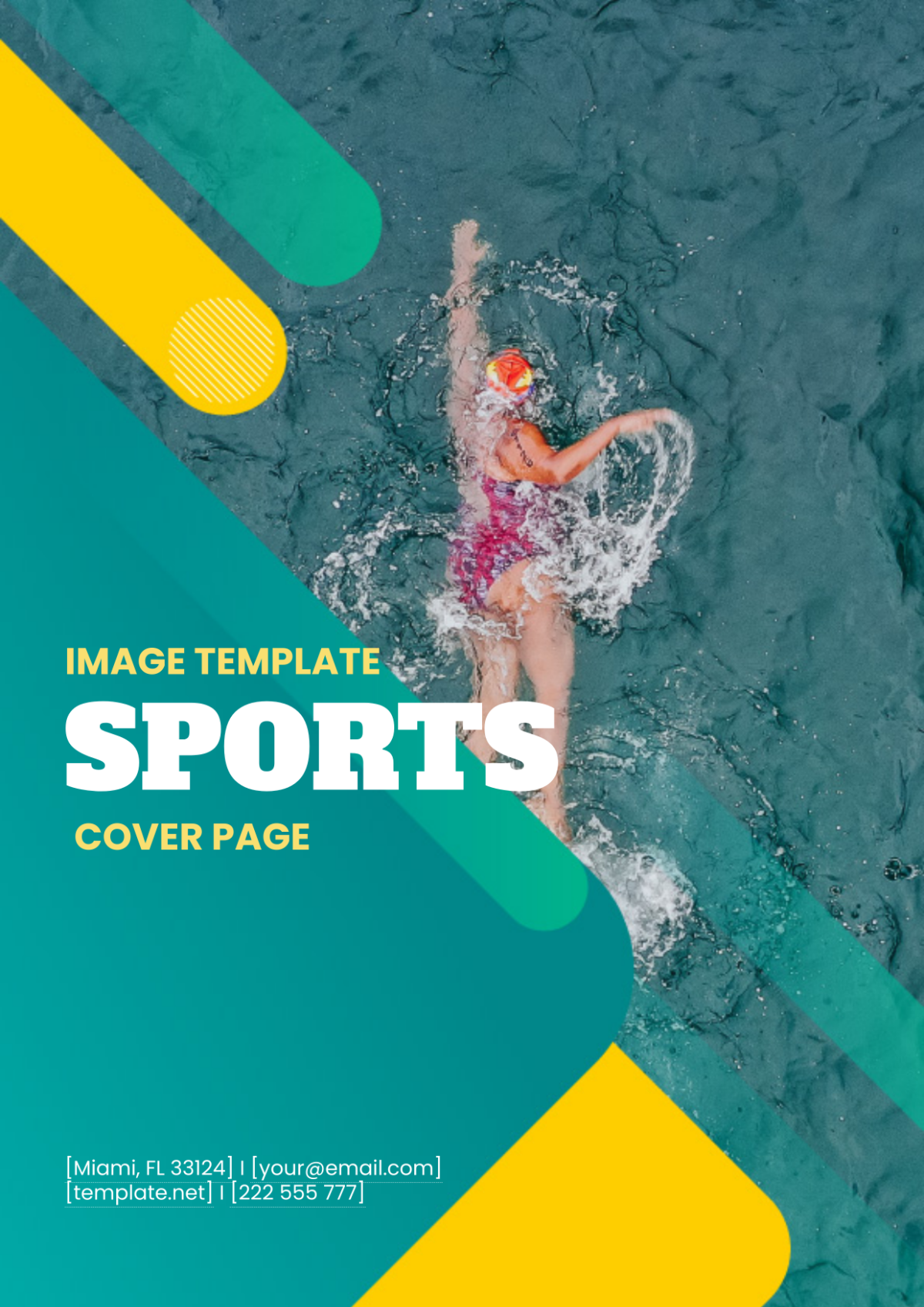 Free Sports Cover Page Image Template