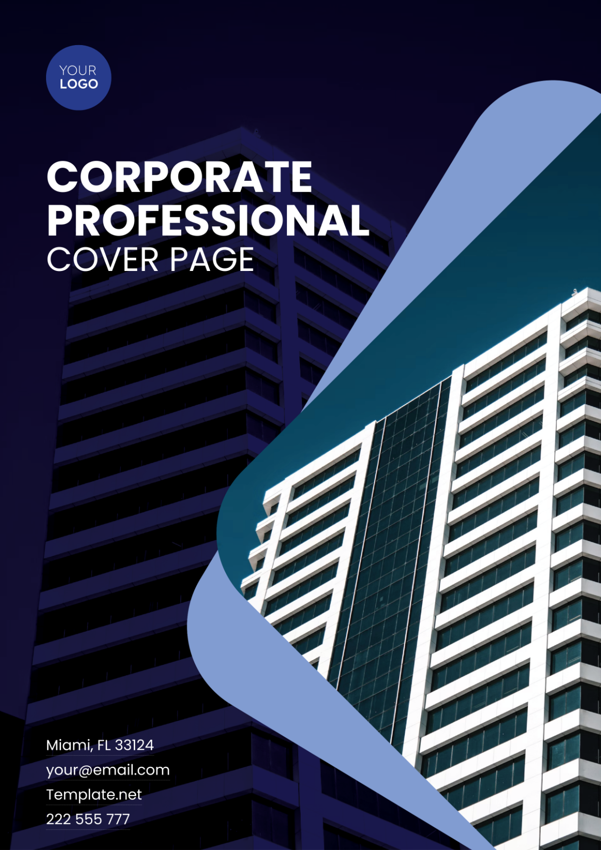Corporate Professional Cover Page