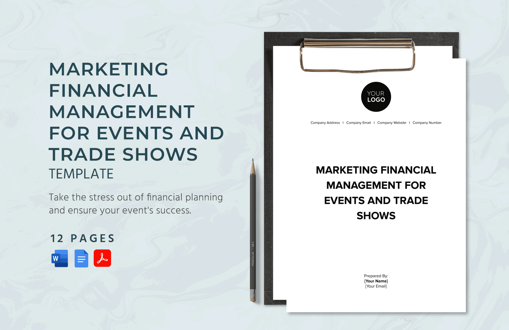 Marketing Financial Management for Events and Trade Shows Template