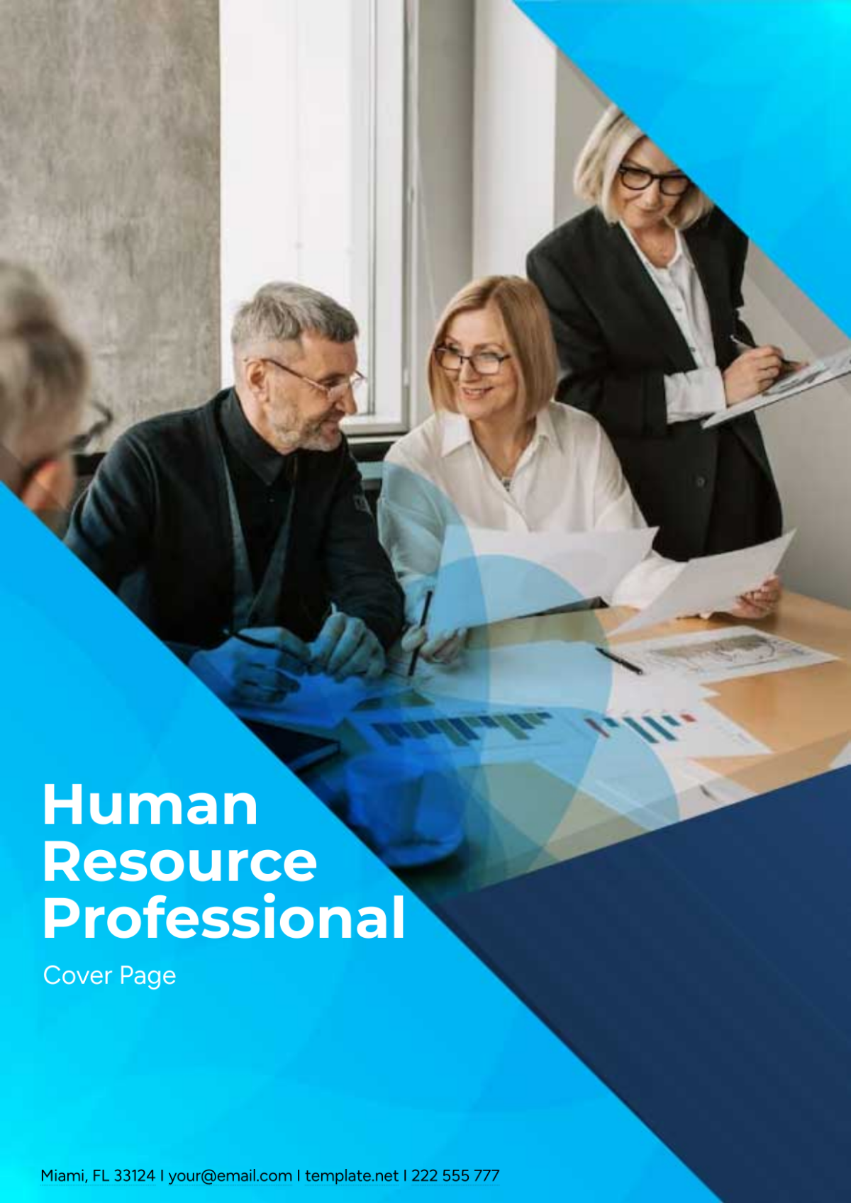 HR Professional Cover Page Template