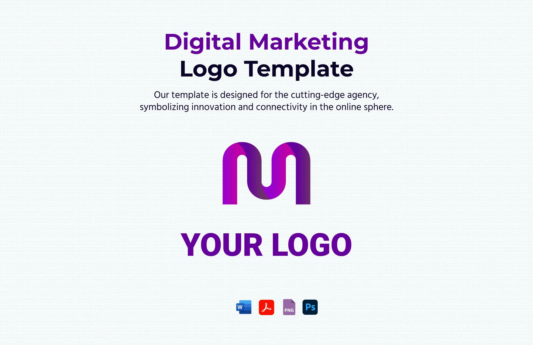 Digital Marketing Logo Template in PDF, PNG, Word, PSD - Download | Template.net