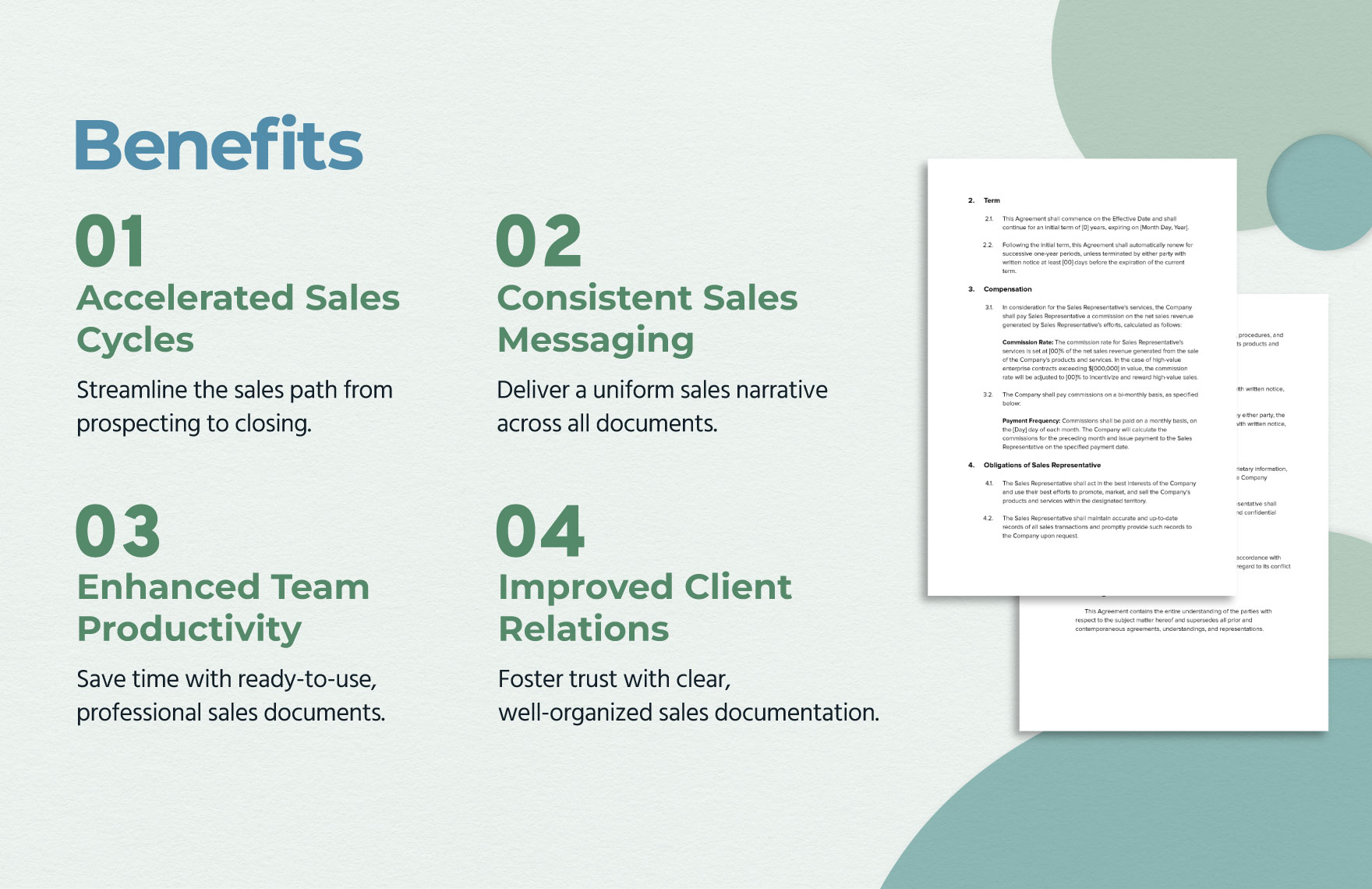 Sales Protocol Agreement Template