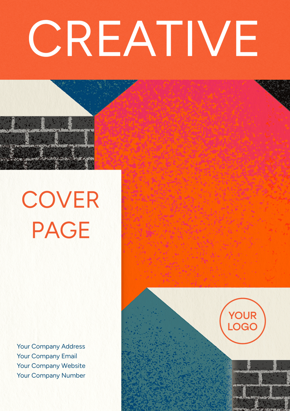 Creative Cover Page Image