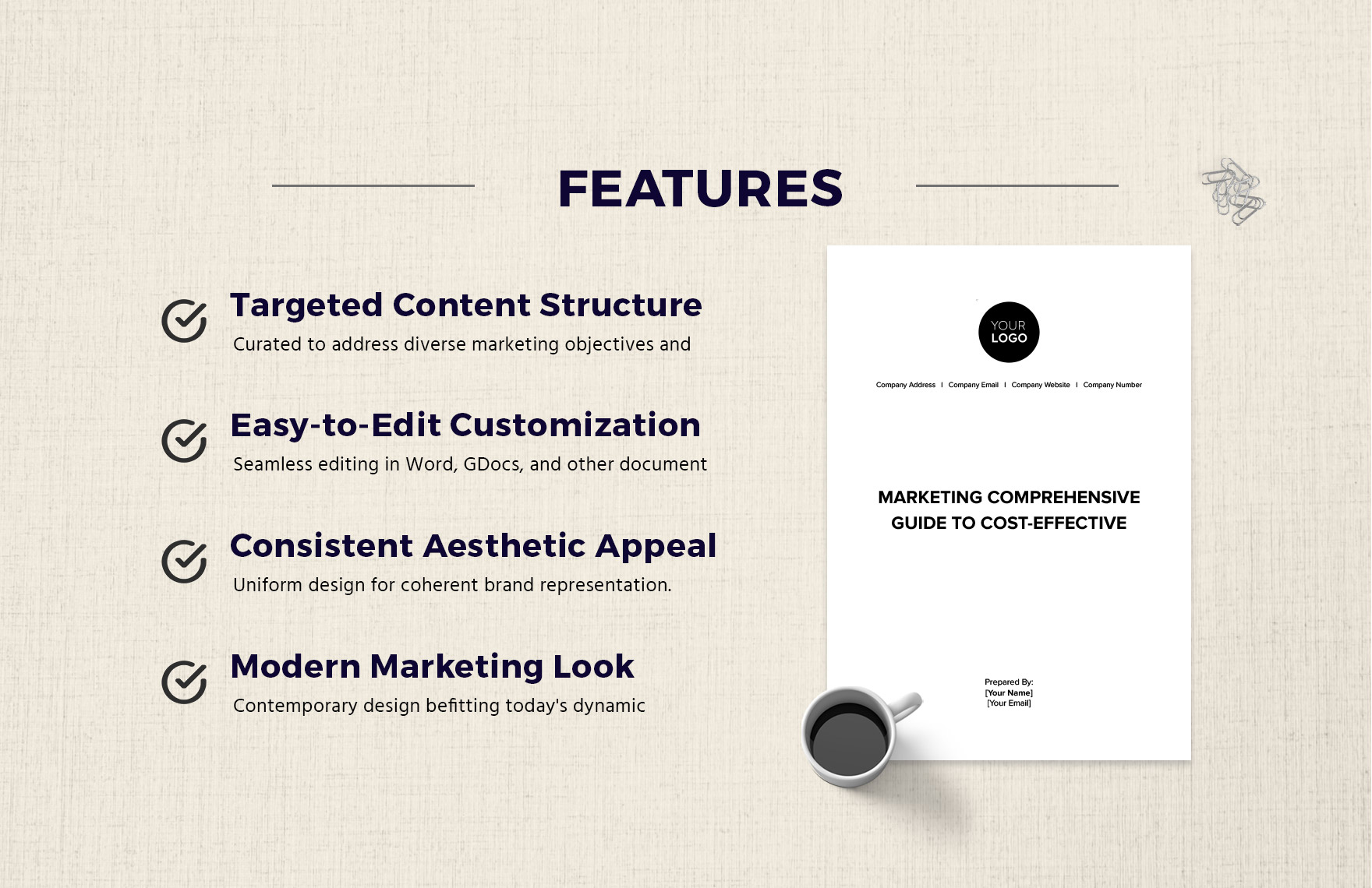 Marketing Comprehensive Guide to Cost-Effective Template