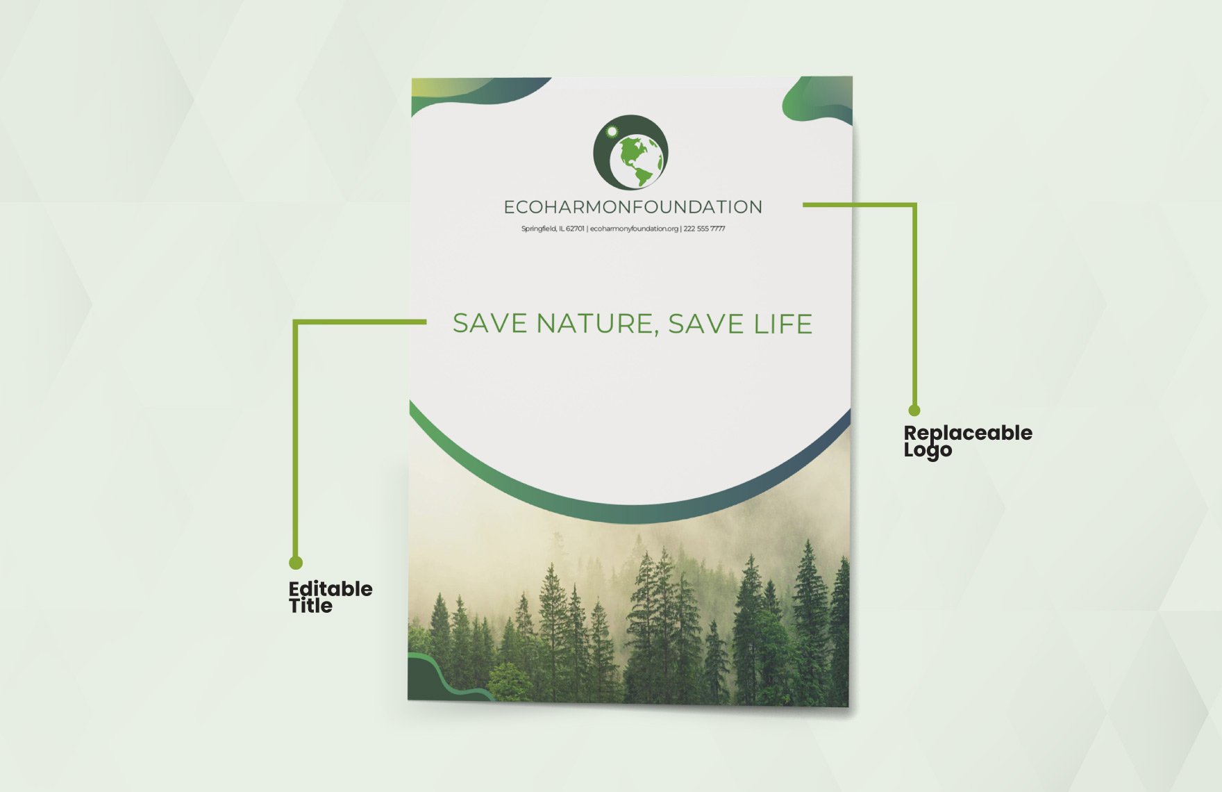 Environment Pamphlet Template