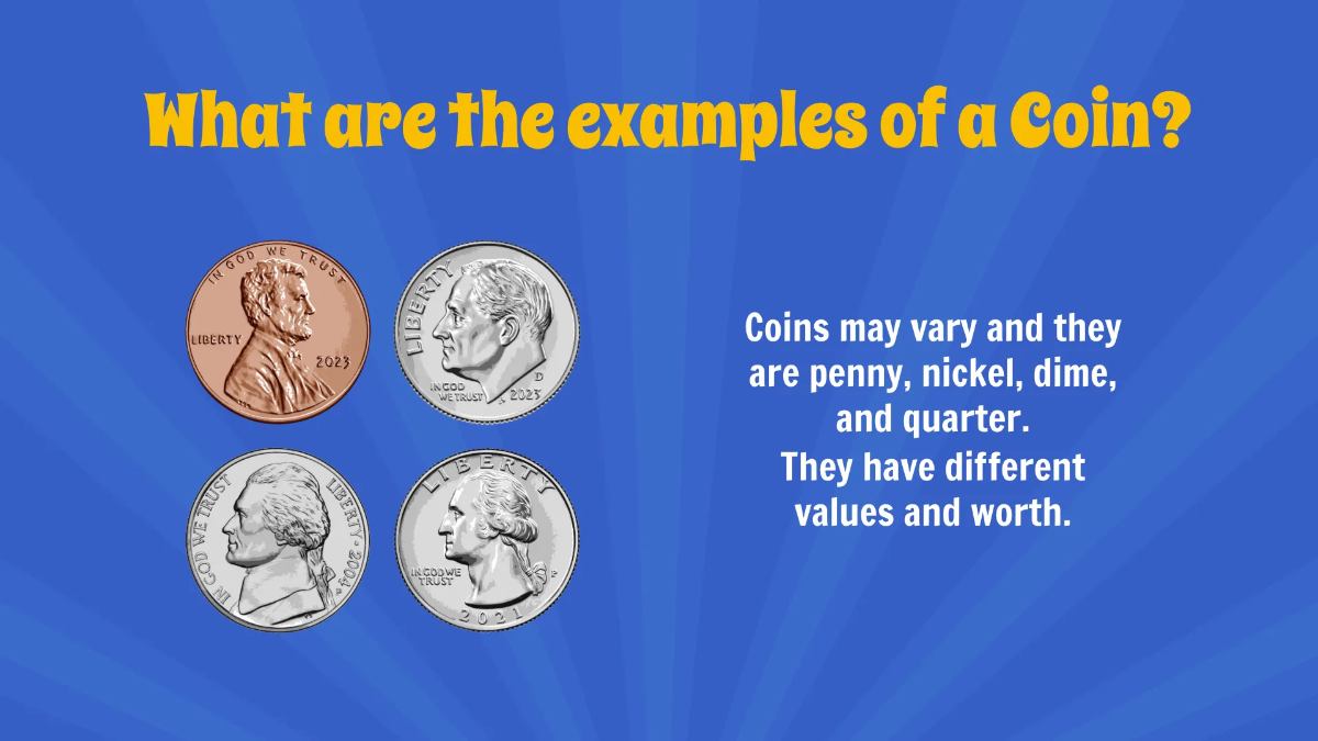 Free Recognizing Coins and Their Value Template to Edit Online