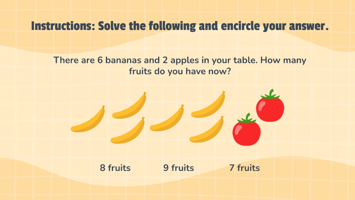 Free Real-world Scenarios With Addition and Subtraction Template to Edit Online