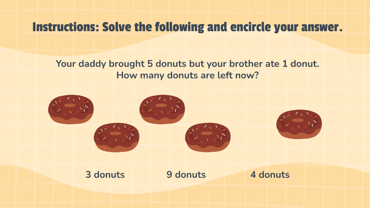 Free Real-world Scenarios With Addition and Subtraction Template to Edit Online