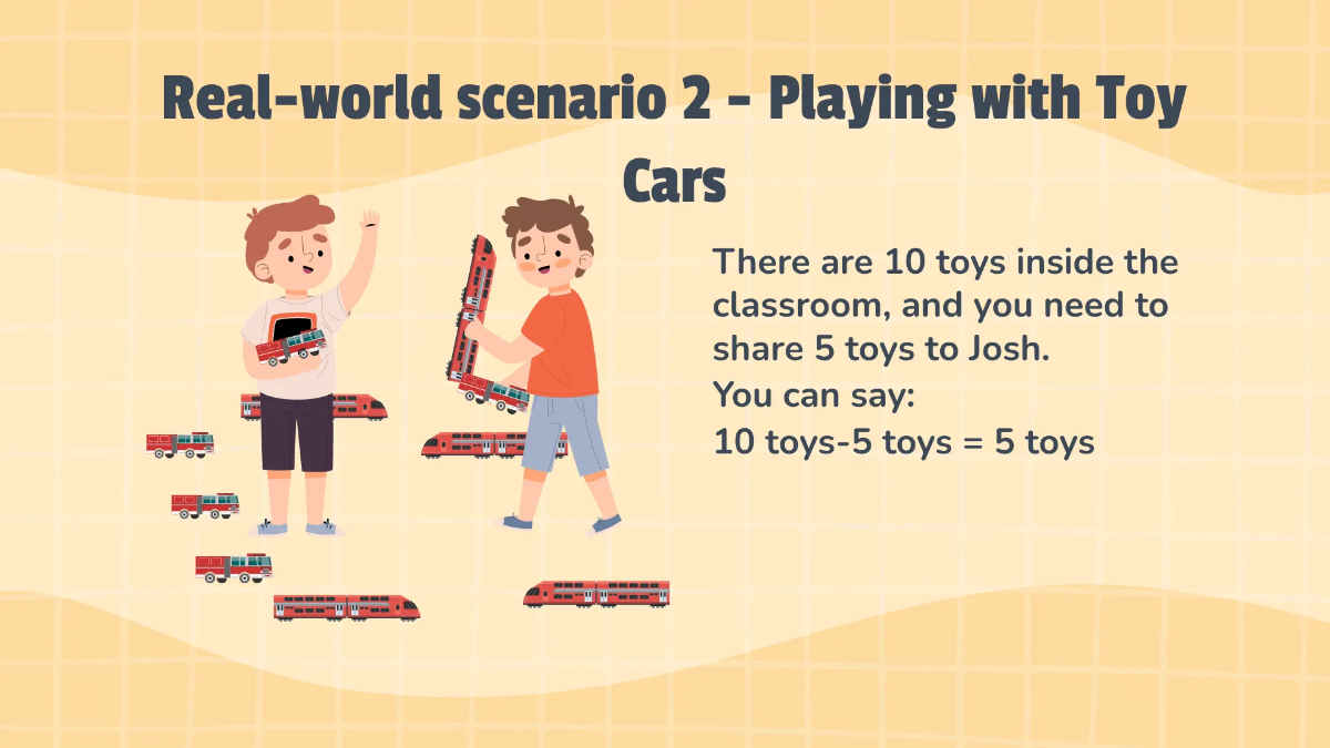 Free Real-world Scenarios With Addition and Subtraction Template to Edit Online