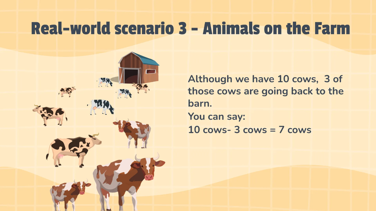 Free Real-world Scenarios With Addition and Subtraction Template to Edit Online