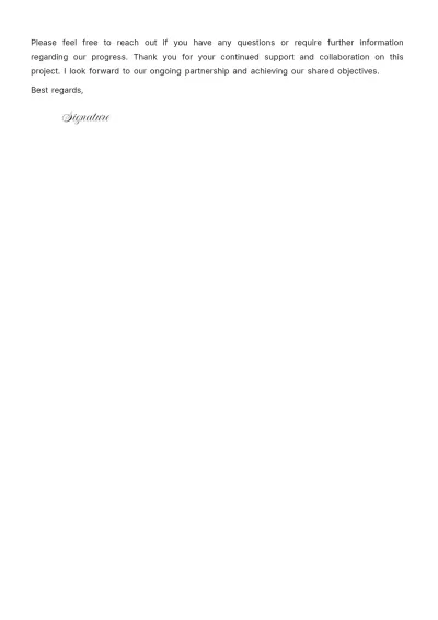 Free Simple Work Report Letter Template to Edit Online
